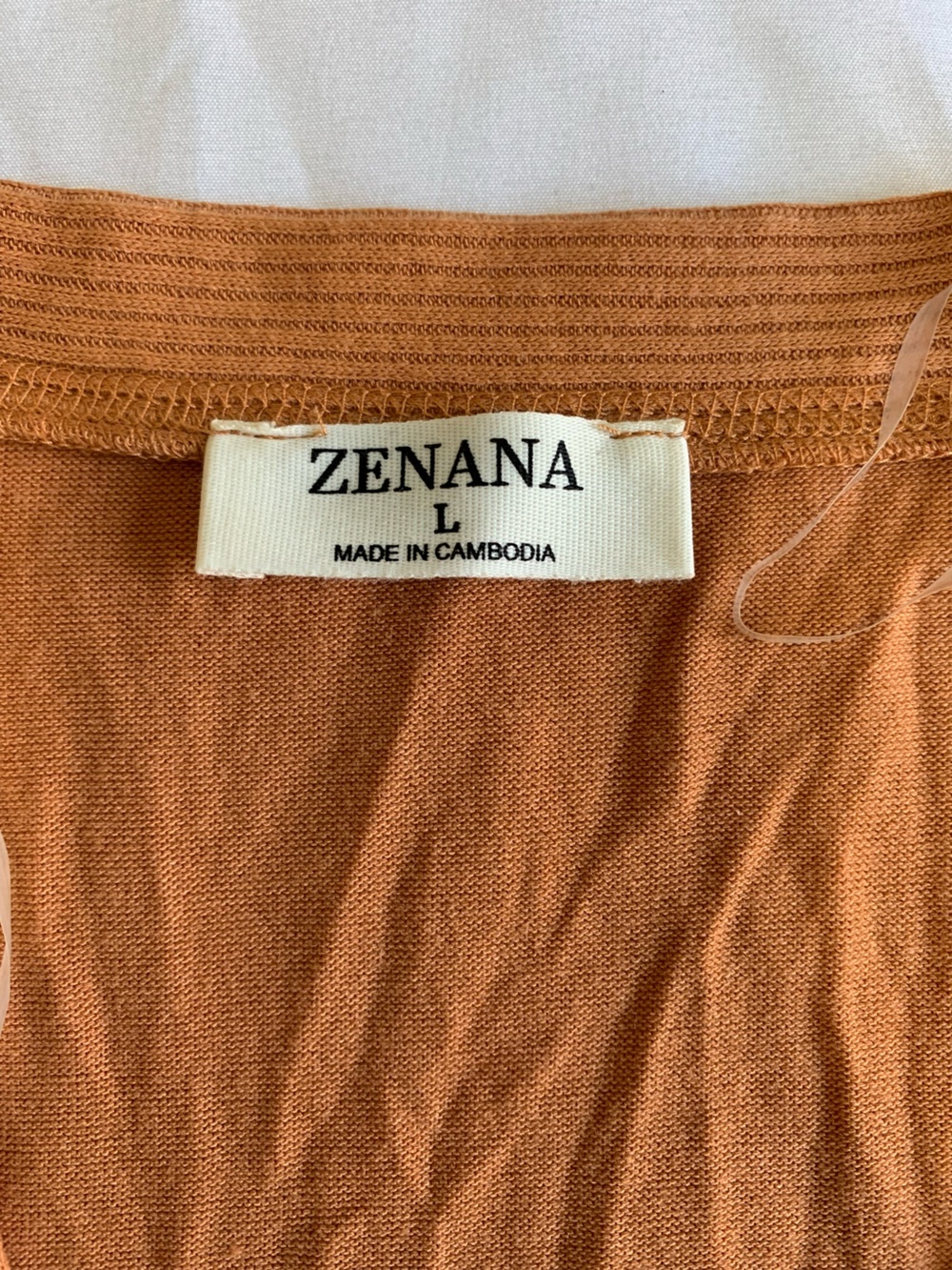 Lightweight Rust Button-Front Cardigan - Unbranded - Picture 5 of 5